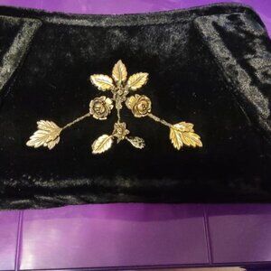 VINTAGE BLACK EVENING PURSE
